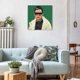 "Hip RGB" Frameless Free Floating Reverse Printed Tempered Art Glass Wall Art